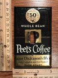 Handmade Peet's Coffee Major Dickason's Blend Single Toggle Light Switch Cover