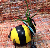 Tilla Critters Bumbly Bobby Bee One of a Kind Air Plant Creations from Chili Fiesta HandiWorks