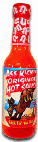 Ass Kickin' Hot Sauce Blow-Up Display Bottle - 24in Tall x 10" Diameter