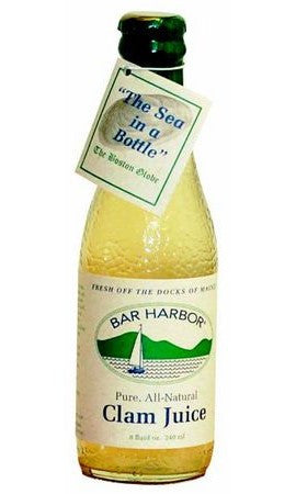 Bar Harbor Pure, All Natural Clam Juice - 8 oz glass bottle