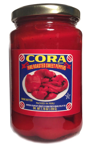 Cora Fire Roasted Sweet Peppers - 12 oz 