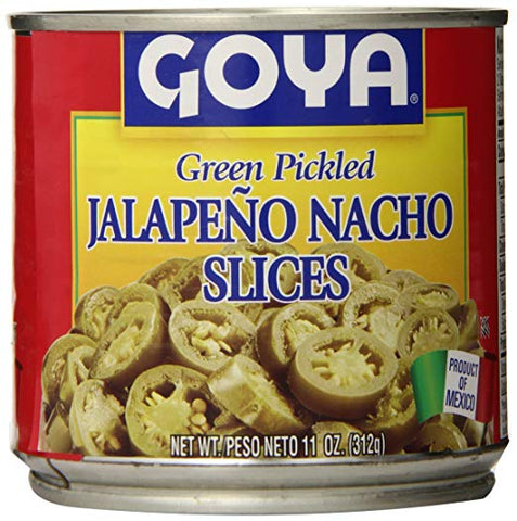 Goya Green Pickled Nacho Jalapeno Peppers - 11 Ounce Can