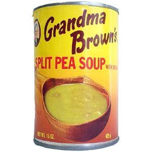 Grandma Brown's Spilit Pea Soup with Bacon - 15 oz can