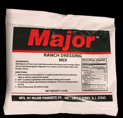 Major Ranch Dressing Mix - 3.2 oz pouch