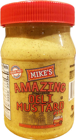 Mike’s Amazing StoneGround Deli Mustard - 15 fl oz Jar