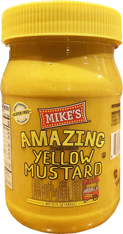 Mike’s Amazing StoneGround Yellow Mustard - 15 fl oz Jar