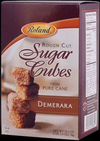 Roland Rough Cut Demerara Sugar Cubes - 35 oz