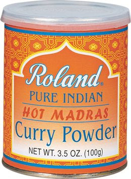 Roland Pure Indian Hot Madras Curry Powder - 3.5 oz 